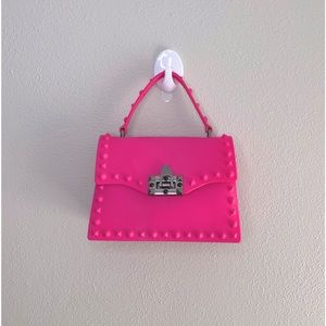 Hot Pink Studded Purse